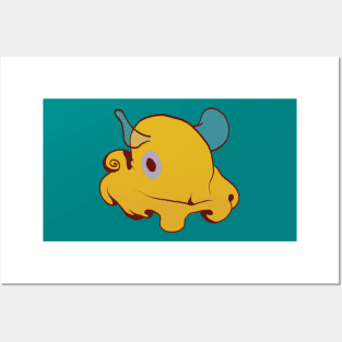 Dumbo Octopus (Simple) Posters and Art